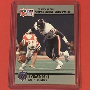 Richard Dent #76 1990 Pro Set [Super Bowl 160] Football Trading Card